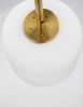 Nova Luce 9624065 LATO Pendelleuchte 16,5cm Gold Opal E14 Bild 5
