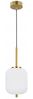 Nova Luce 9624065 LATO Pendelleuchte 16,5cm Gold Opal E14 Bild 2