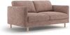 Micadoni Sofa Eden 2-Sitzer Strukturierter Stoff Rosa Melange Bild 2
