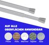 Verstellbare Vorhangstange - Spannstange zum Klemmen Silber Ø10/13 mm 60-90 cm Bild 4