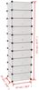 vidaXL Schuh-Organizer Zusammenklappbar mit 10 Fächern Weiß 244919 Bild 5