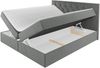 Boxspringbett Simori, Dunkelgrau, 140x200 cm Bild 3
