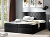 Boxspringbett Simori, Dunkelgrau, 140x200 cm Bild 2