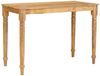 vidaXL Couchtisch Braun 110 x 55 x 77 cm Massivholz Mango 4104586 Bild 2