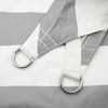 vidaXL Sonnensegel Hellgrau und Weiß 5 x 2,5 m 100 % Polyester Oxford 42031122 Bild 5
