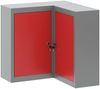 vidaXL Werkzeugschrank mit Regal Rot und Grau 55 x 55 x 55 cm 4103468 Bild 2