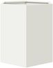 vidaXL Pflanzkübel Weiß Sechseckig 46x40x45 Stahl 851110 Bild 4