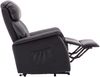 MCombo Elektrisch Aufstehhilfe Fernsehsessel Relaxsessel 7299, elektrisch verstellbar, Kunstleder, Schwarz, 77 x 72 x 110 cm Bild 3