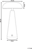 Beliani 'BOCONO' Tischlampe, kabellos, LED mit Dimmer, Metall grün, 15 x 15 x 28 cm Bild 2