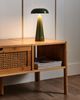 Beliani 'BOCONO' Tischlampe, kabellos, LED mit Dimmer, Metall grün, 15 x 15 x 28 cm Bild 3