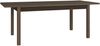 Forte EUFEMIUS Esstisch 160, moderner Esstisch ausziehbar, Dunkelbraun|Schwarz Eiche Holzdekor, 160,4 cm (207 cm) breit x 76,6 cm hoch x 90 cm tief Bild 5