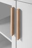 Sideboard Hanno in grau und Hickory Walnuss 163 cm Bild 3