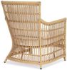 Gartensessel Amelda Ratten-Optik, Aluminiumgestell, Boho Stil, natur, abnehmbare Kissen, Outdoor Bild 4
