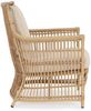 Gartensessel Amelda Ratten-Optik, Aluminiumgestell, Boho Stil, natur, abnehmbare Kissen, Outdoor Bild 3