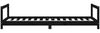 vidaXL Kinderbett Schwarz 90x190 cm Massivholz Kiefer 834404 Bild 5