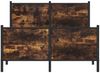 vidaXL Metallbett ohne Matratze Räuchereiche 120x190 cm 4007682 Bild 5