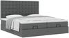 vidaXL Ottoman-Bett mit Matratzen Dunkelgrau 180x200 cm Stoff 3313735 Bild 5