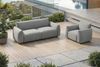riess-ambiente Loungesofa SEAHAWK 205cm anthrazit - Outdoor-Stoff, Aluminium, Olefin, wetterfest, Einzelartikel 1 Teile, UV-beständiger Outdoor-2-Sitzer - ideal für Garten, Balkon & Terrasse Bild 3