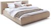 KAWOLA Bett CARLO Polsterbett Stoff steingrau 160x200cm Bild 3