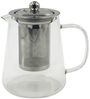 Glasteekanne 800 ml mit Edelstahlsieb – hitzebeständige Teekanne aus Glas für Tee, Kräuter und Aufgüsse – elegantes Design Bild 2
