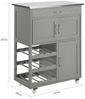 SoBuy FKW45-HG Küchenwagen, MDF, Lackiert, Grau, 67 x 87 x 38 cm Bild 3