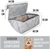 KaraLuna Katzen-Hängematte Premium Heizungsliege für Katzen I Katzenbett Katzenliege Hängematte, Waschbarer Bezug Bild 3