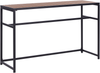 Tisch mit Stühlen AVETRANA Metall 150x50x90 cm Schwarz Bild 4
