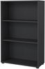 Dmora Bücherregal Sparto, Büroregal, Mobiler Buchhalter, Bücherbrett, 80x34 h124 cm, Schwarz Bild 5