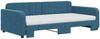 vidaXL Tagesbett Ausziehbar mit Matratzen Blau 100x200 cm Samt 3196959 Bild 3