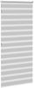 vidaXL Doppelrollo Hellgrau 110x200 cm Stoffbreite 105,9 cm Polyester 4014471 Bild 4