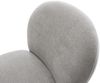 Esszimmerstuhl Nube-Flex Strukturstoff Soft Grau Kreuzgestell konisch Edelstahl Taschenfederkern Bild 4