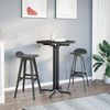 vidaXL Bartisch Schwarz Ø80x110 cm Holzwerkstoff und Stahl 4008305 Bild 5