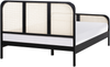 Bett mit Lattenrost Kiefernholz GONFARON 140 x 200 cm Schwarz Bild 5