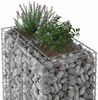 vidaXL Gabionen Hochbeet Silber 42033333 Bild 4