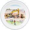 Kindergeschirr Auf der Baustelle - Frühstücksteller Auf der Baustelle Bild 2