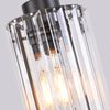 ZMH Pendelleuchte Esstisch Hängelampe Wohnzimmer - Esstischlampe Schwarz E27 Hängeleuchte Schlafzimmer 1 Flammig Pendellampe Modern Esszimmerlampe Kristall für Flur Küche Hotel(ohne Leuchtmittel) Bild 3