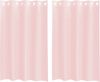 vidaXL Voile Vorhänge mit Ösen 2 Stk. Hellrosa 140x175 cm 4102084 Bild 2