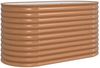 vidaXL Hochbeet Braun 160 x 80 x 81 cm Stahl 42011328 Bild 2