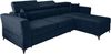 AX LIVING Ecksofa klein mit Schlaffunktion Ribella – 265 cm breit, Blau Rechts Bild 2