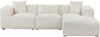 Ecksofa DOLVA Bouclé Cremeweiß Linksseitig Bild 4