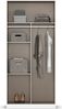 rauch Drehtürenschrank Reflect mit Spiegelfront, inkl. praktischer Inneneinteilung Bild 4
