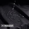Duschvorhang Schwarz 180x200cm Wasserdicht Anti-schimmel Textil waschbar Bild 4