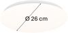 Mylight LED-Deckenleuchte Ø 26 x 7 cm warmweiß weiß Bild 2