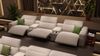 Sofanella Kinosofa LENOLA Kinosessel 3-Sitzer Stoffgarnitur in Gelb XL: 377 Breite x 109 Tiefe Bild 2