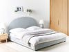 Bett mit Lattenrost Chenillegewebe VAUCLUSE 180 x 200 cm Hellblau Bild 3