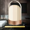 BRILONER - LED Tischlampe kabellos IP44 mit Touch, dimmbar in Stufen, warmweißes Licht, Akku Tischleuchte, Nachttischlampe, LED Lampe, Camping, Outdoor, 14,5 x 13,5 x 24 cm, Altweiß-Bronze metallic Bild 4