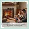 Relaxdays 3-teiliges Funkenschutzgitter mit Tür Bild 2