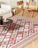 Teppich Baumwolle mehrfarbig geometrisches Muster 200 x 300 cm Kurzflor ANADAG Bild 3