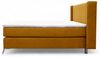 Boxspringbett Schlafzimmerbett AGNUS 160x200cm in Stoff Salvador Honiggelb Bild 2