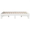 vidaXL Massivholzbett ohne Matratze Weiß 150x200 cm Kiefernholz 855353 Bild 5